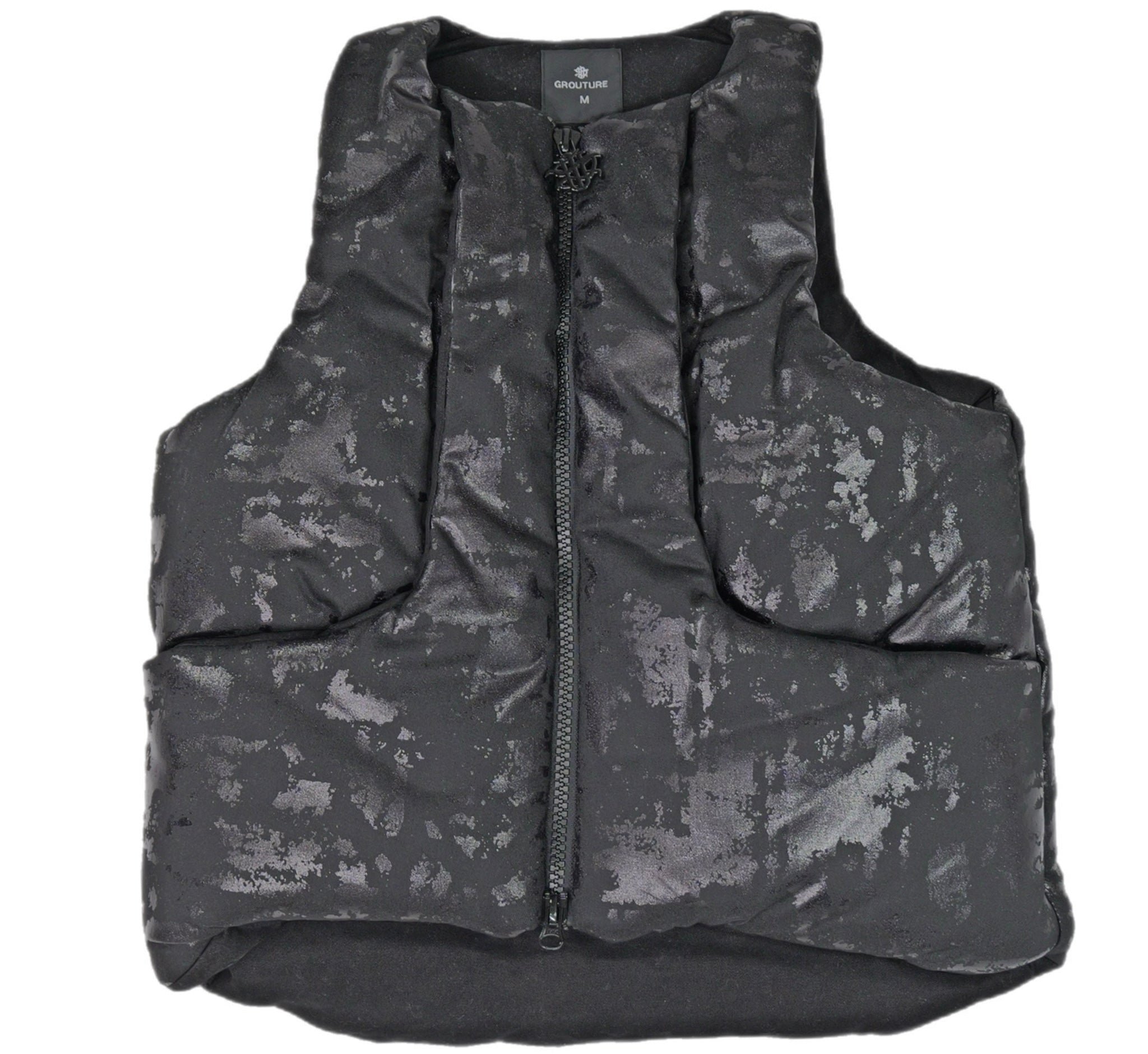 ジャケット・アウター ga226226 GROUTURE / VEST Painted Cropped Cargo vest – Grouture