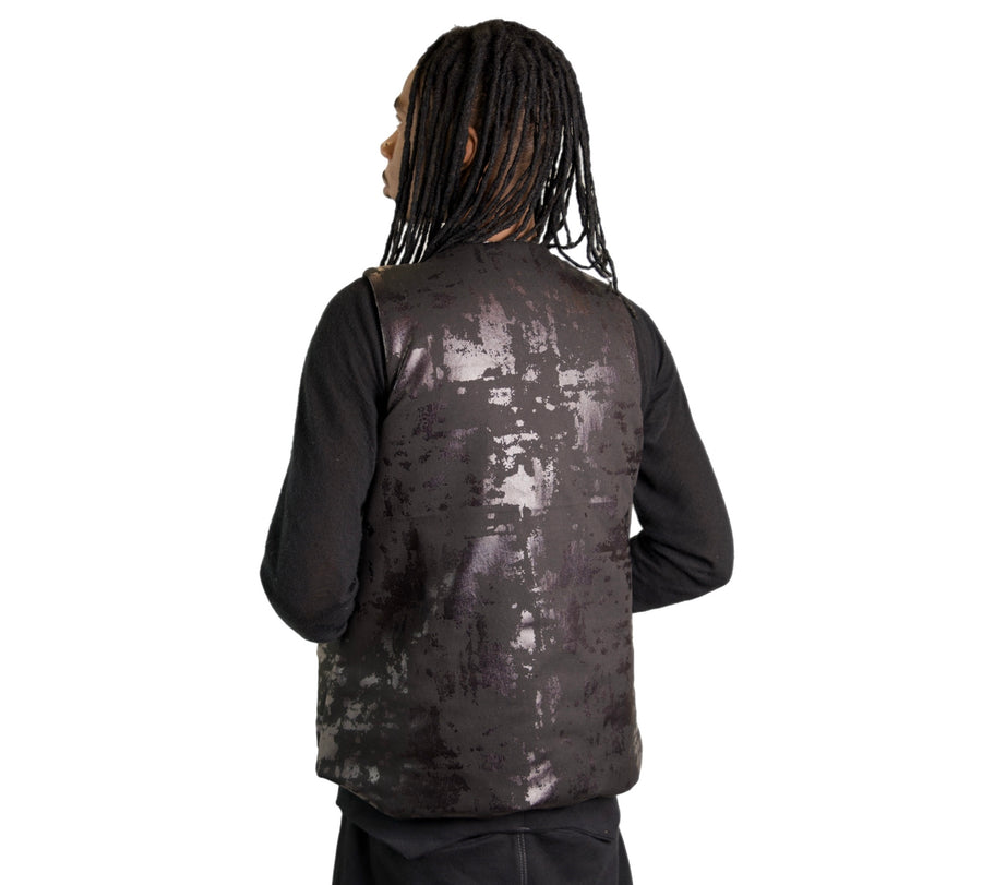 Painted Cropped Cargo vest – Grouture